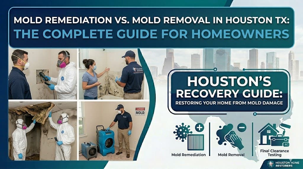 Mold Remediation vs. Mold Removal: What Houston Homeowners Need to Know