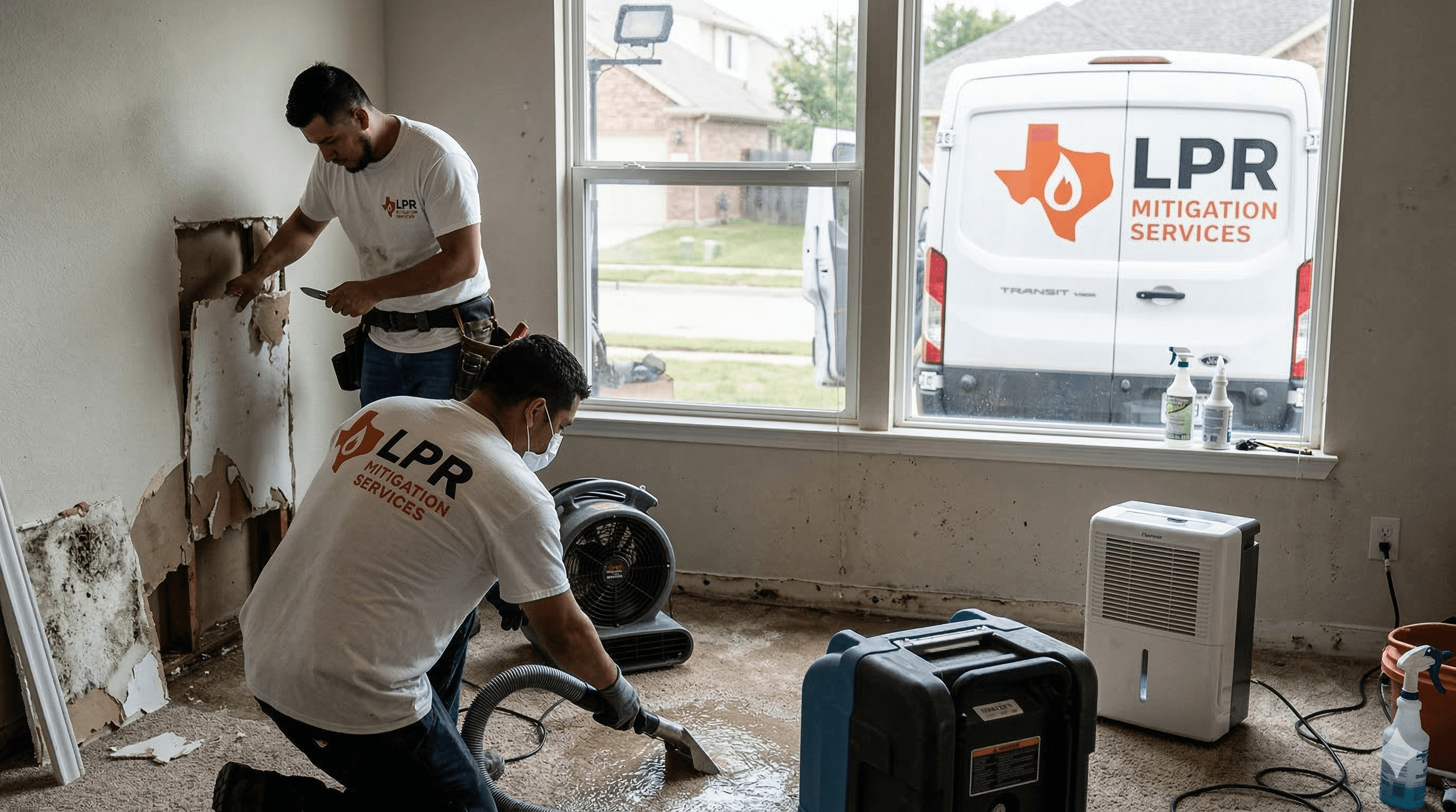 Roof leak and roof damage restoration Houston TX — LPR Mitigation Services